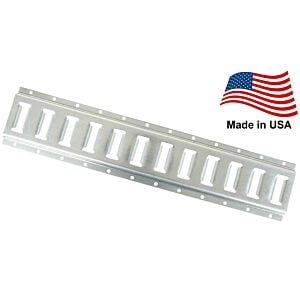 E-Track Horizontal Galvanized Rails, Made in USA